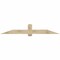 Ekena Millwork Eugene Rough Sawn Timber Gable Bracket, Douglas Fir, 84"W x 14"H x 2"D x 6"F, 4/12 Pitch GBW084X14X0206EUG00RDF - alternate 1